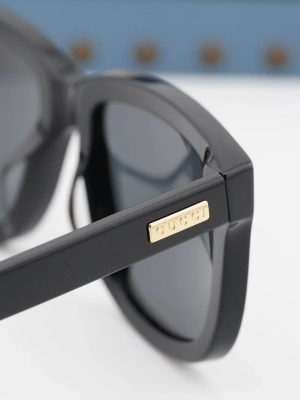 Gucci GG1317SA 001 Square Sunglasses - Black/Grey